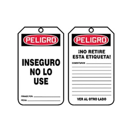 Accuform Plastic, 2-1/2 in Width, 0.31 in Height, , 5 PK SHMDT191LTM